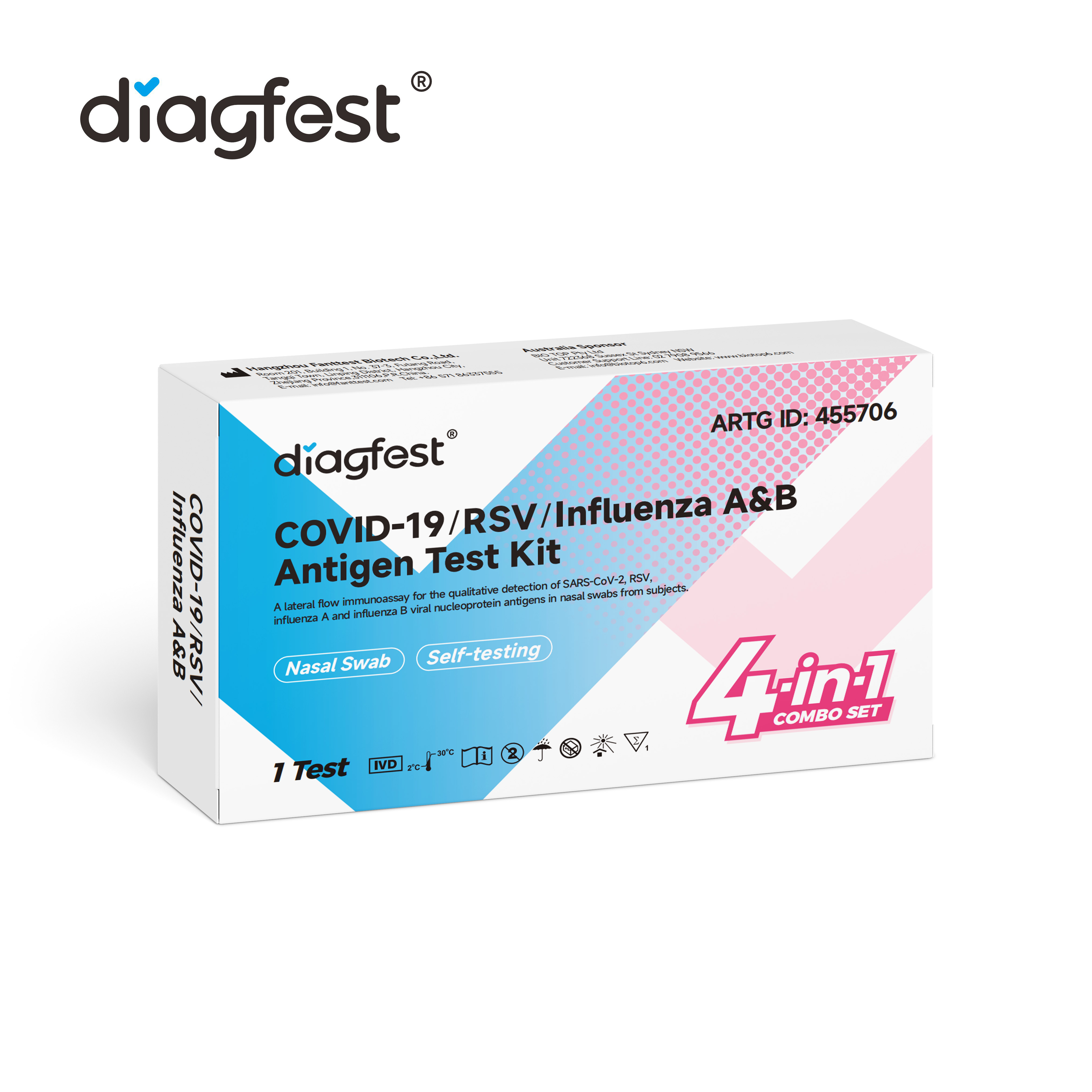 diagfest_COVID-19/RSV/Influenza A&B Antigen Test Kit