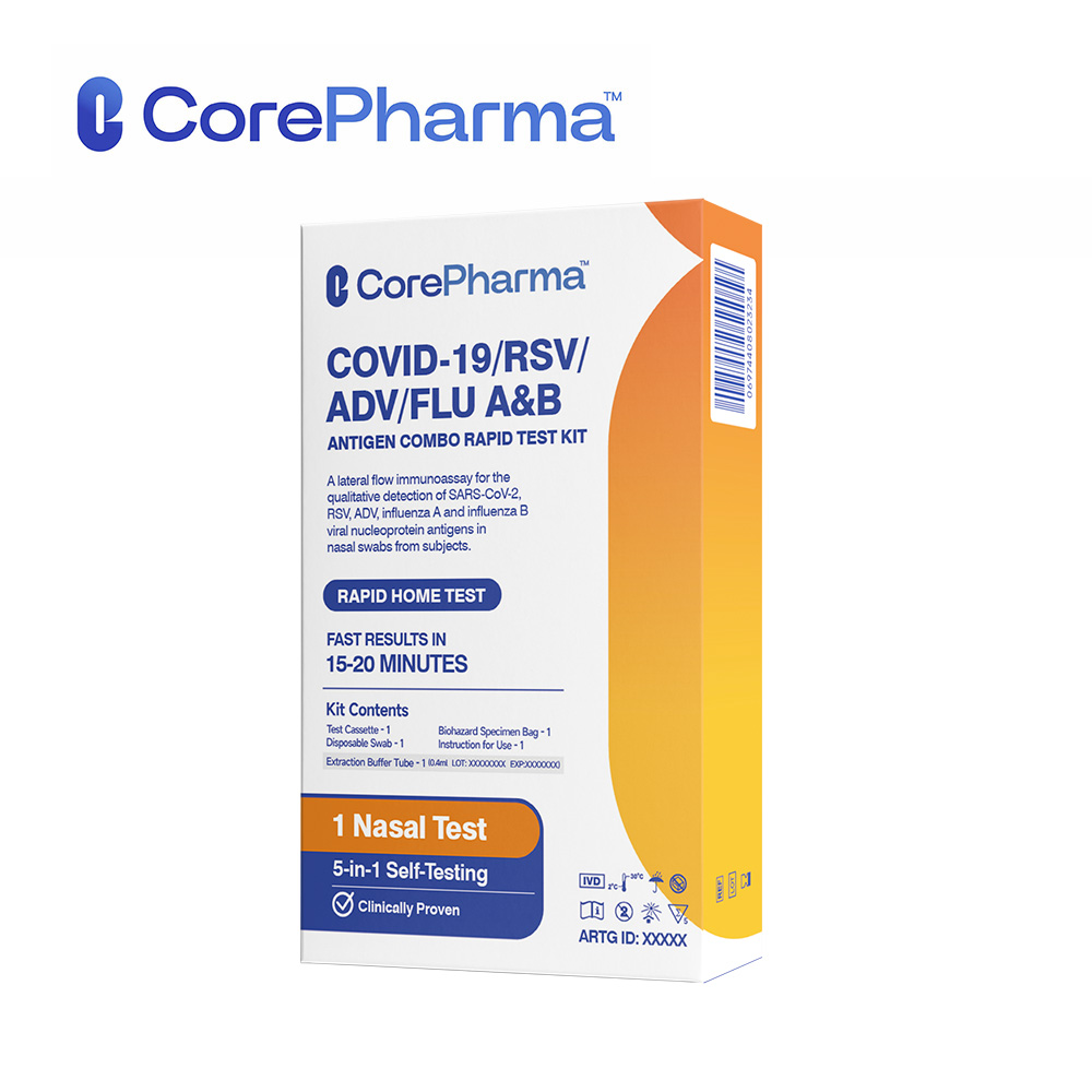 CorePharma_COVID-19/RSV/ADV/FLU A&B Antigen Combo Rapid Test Kit