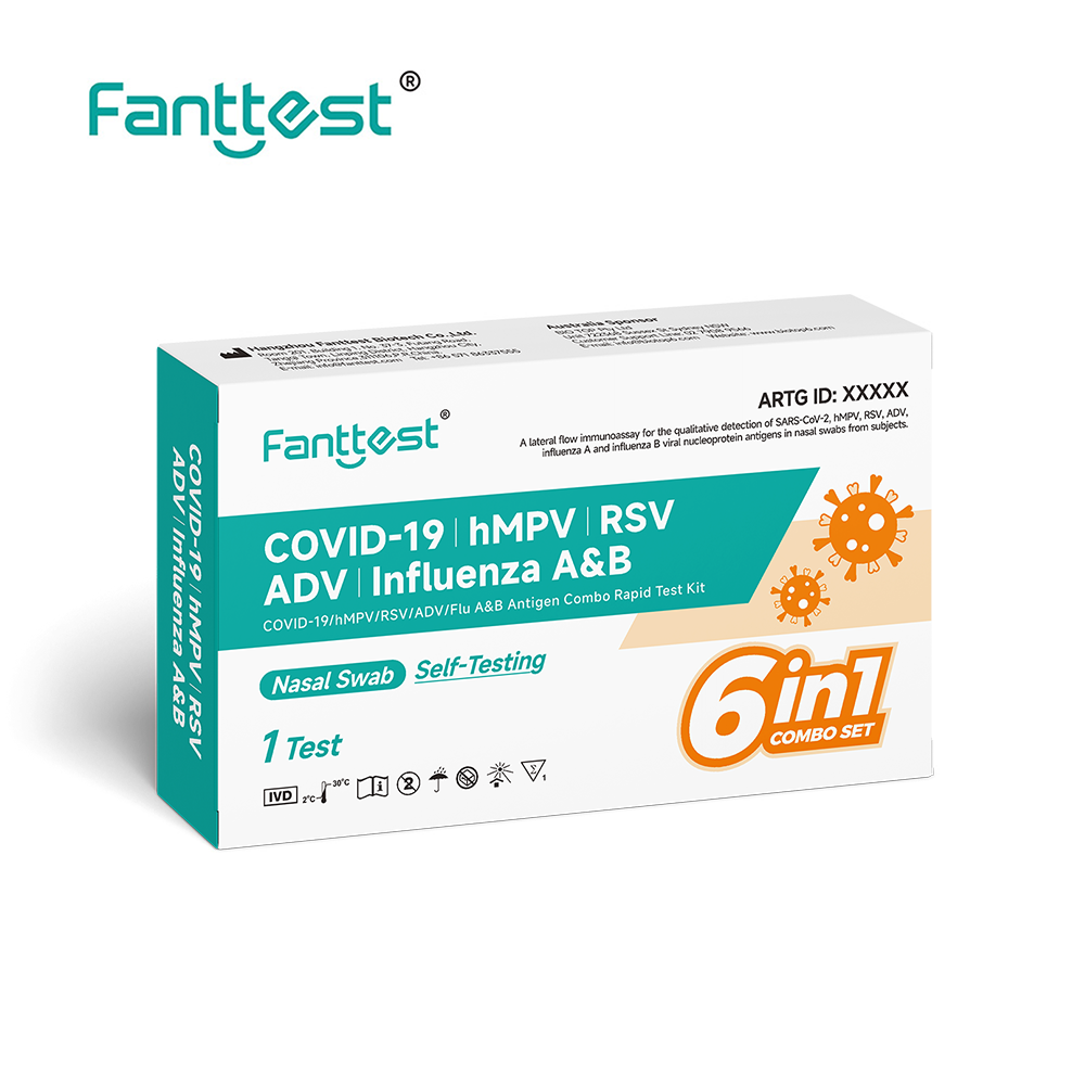 fanttest_COVID-19/hMPV/RSV/ADV/Flu A&B Antigen Combo Rapid Test Kit
